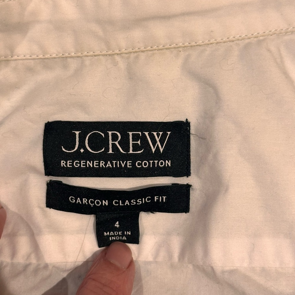 J. Crew Crisp White Button-Down Shirt - Picture 2 of 6